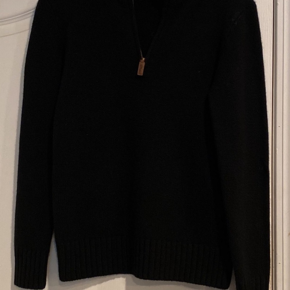 Men's Black Sweater Cashmere